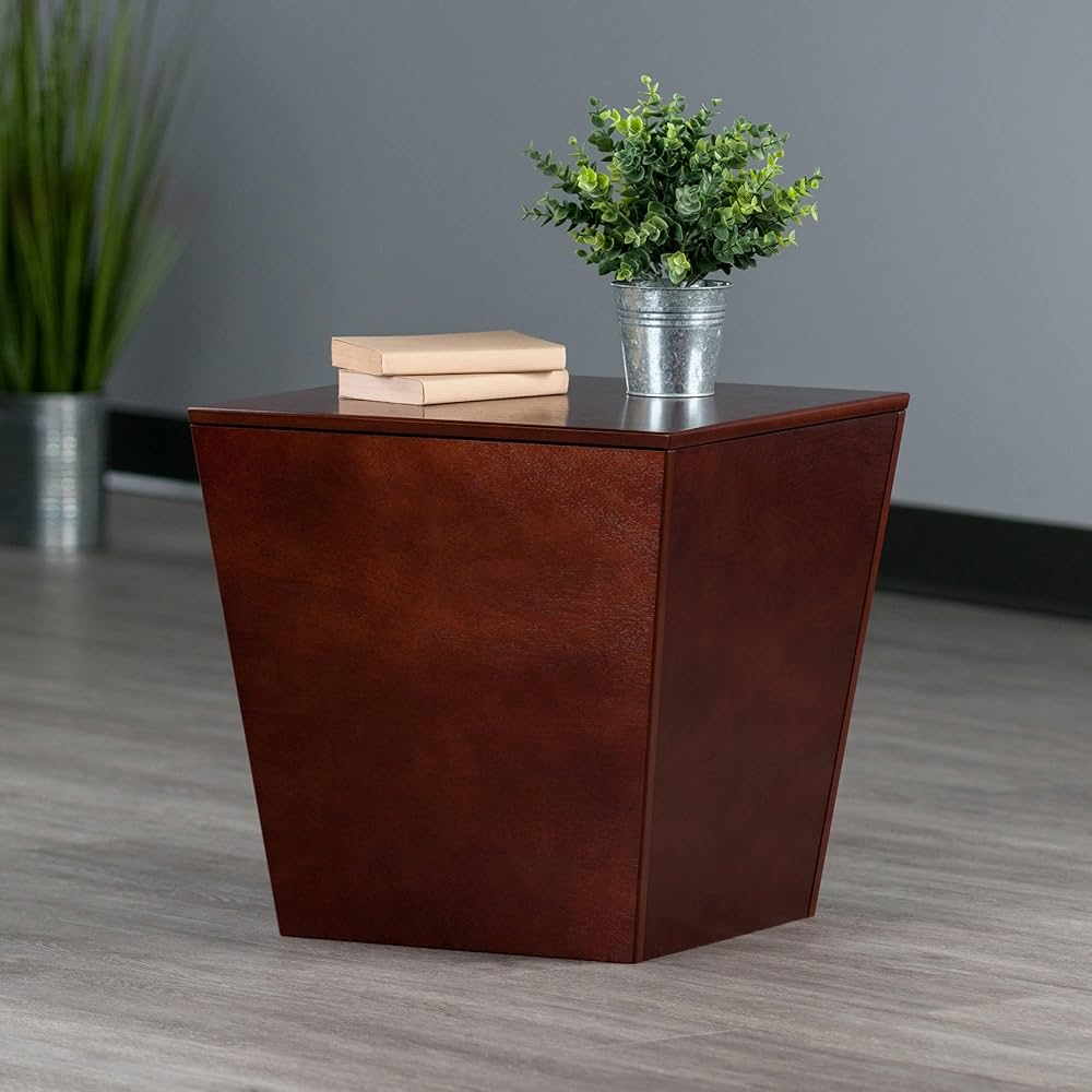 Amazon.co.jp: Winsome 94418 Antique Walnut Beechwood CUBE